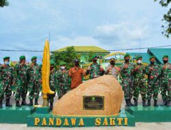 Alumni Akmil dan Akpol 2002 Resmikan Tugu Pandawa Sakti Cekdim Kodim 0103/Aceh Utara.