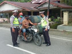 Polisi Lalu lintas Polres Simeulue melakukan Operasi Patuh Seulawah 2021