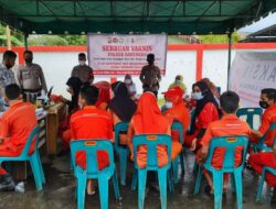 Polres Lhokseumawe Bangun Gerai Vaksin Akselerasi di SPBU Samudera Program Percepatan Vaksinasi