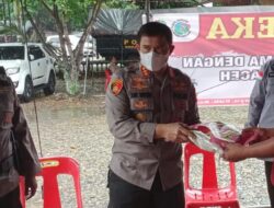 Kompak, Ditresnarkoba dan Sat Brimob Gelar Vaksinasi Massal