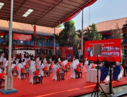 SMAN 4 Cibinong Menyukseskan Program Vaksinasi di SMKN 1 Cibinong