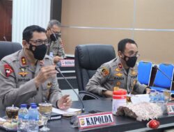 Vicon Dengan Wakapolri, Kapolda Aceh Dengar Arahan Anev Pelaksanaan Covid-19