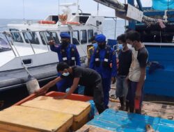 Tangkap Ikan Pakai Pukat Harimau, 1 Unit Kapal beserta ABK Diamankan