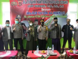 Kegiatan Silaturahmi Kapolres Subang Dengan Pengurus Masjid Ta’lim Al-Hikmah