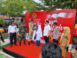 Bersama Forkopimda, Wakapolres Gowa Tinjau Pelaksanaan Vaksinasi Massal di SMAN 9 Gowa