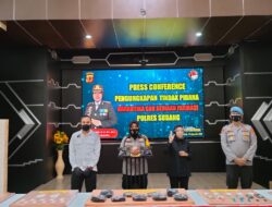 Press Conference Terkait Tentang Tindak Pidana Narkotika Dan Sediaan Farmasi