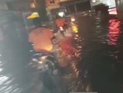 Tanggapi Laporan Masyarakat, Satgas SAR Kota Lhokseumawe Monitoring Banjir Genangan Air