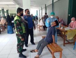 Dua Babin Kalijudan, Pendampingan Swab Antigen di Wilayah.