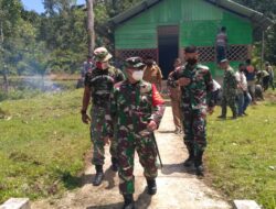 Dalam rangaka HUT TNI KE 76 Dandim 0115/Simeulue meninjau rehab TPA Nurul iman Desa Kota Batu