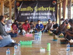 Family Gathering Humas Polres Subang & Rekan Media