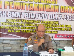 PERTAHANKAN PREDIKAT OPINI WTP, POLDA GORONTALO GELAR REKON SIMAK BMN TW III 2021