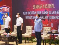 Press Release Kementerian Hukum Dan Ham Seminar Nasional Dalam Rangka Memperingati Hari Dharma Karyadhika 2021 Kementrian Hukum Dan Ham Dukung Akselerasi Indonesia Sehat Dan Pemulihan Ekonomi Nasional