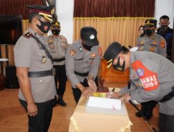 Kapolres Bener Meriah Pimpin Sertijab Waka Polres Dan lantik Kabag Log