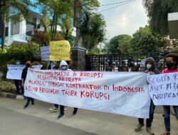 Korupsi Masjid Sriwijaya Palembang, Gagak Demo PT Brantas Abipraya Minta Diblacklis Sebagai Perusahaan Kontraktor