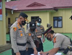 Kapolres Simeulue AKBP Pandji Santoso S.I.K.M.Si. Pimpin Sertijab, Berikut Nama dan Jabatan Baru yang dilantik