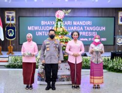 Peringati HKGB ke-69, Kapolri: Polri Kuat Karena Didukung Oleh Bhayangkari