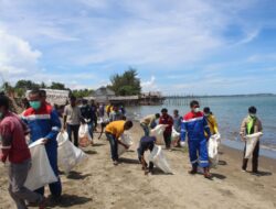 Pertamina Gelar Aksi Pembersihan Dan Tanam Pohon Di Pesisir Pantai Lancok Aceh Utara