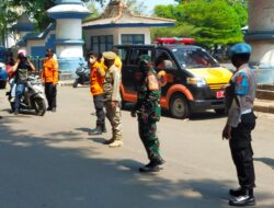 Polres Subang Gelar Patroli Gabungan Skala Besar, Dalam Rangka Penerapan PPKM Darurat pada Level 3