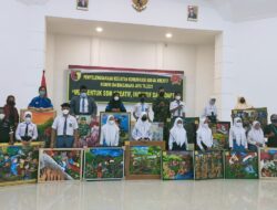 Perwakilan Kodim 0826 Pamekasan Masuk 3 Besar, Lomba Melukis Yang Dilaksanakan Korem 084/BJ.