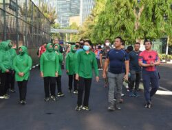 Korem 084/Bhaskara jaya,gelar olahraga bersama KASAD.