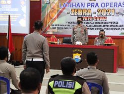 Polres Gowa Kembali Gelar Latihan Pra Operasi Zebra Tahun 2021