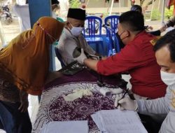 Polres Subang Menggelar Vaksinasi Untuk Warga Desa Kalijati Timur