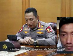 Kapolri Wujudkan Mimpi Teuku Tegar Atlet Peraih Emas PON Jadi Polisi