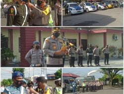 Kapolres Pelabuhan Belawan AKBP Faisal Rahmat H.S, SIK, SH,MH Gelar Apel Pasukan Ops Zebra 2021