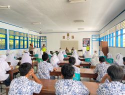 Operasi Zebra 2021, Sat Lantas Polres Sinjai Gelar Sosialisasi Tertib Berlalu Lintas dan Patuhi Prokes di Sekolah.