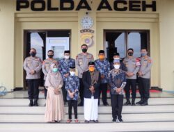 Pimpinan Dan Pengurus Pesantren Jabal Nur Jadid Abdya Bersilaturahmi ke Polda Aceh