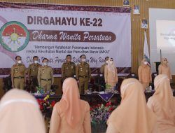 Hadiri HUT Dharma Wanita Persatuan DWP Ke-22, Catat Ini Pesan Bupati Way Kanan