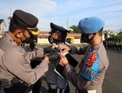 Polres Lhokseumawe Laksanakan Apel Gelar Pasukan Operasi Lilin Seulawah 2021