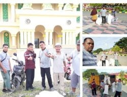 Sehari Pasca Unjuk Rasa, Demonstran APBKS PT HIP Bersihkan Sampah di Mesjid Raya Buol.