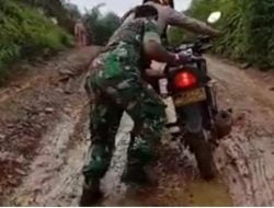 Pejuang TNI-polri dan nakes sukseskan vaksinasi di pedalaman Limbur.