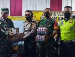 Pasintel dan pasiter kodim 0415/Jambi distribusikan bingkisan Dandim Jambi ke posyan  nataru