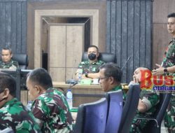 Dandim 0103/Aceh Utara Paparan tentang Konsep Strategi Binter di dunia Maya.