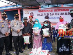 Kapolres Bener Meriah Dan Dandim 0119 Bener Meriah Tinjau Vaksinasi Di Kecamatan Pintu Rime Gayo