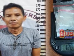 Polres Tulang Bawang Tangkap Bandar Narkotika di Dente Teladas