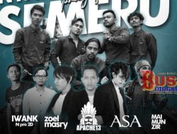 Mari, Ramaikan Konser Amal untuk Semeru Bersama Apache13