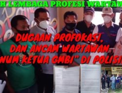 Waw,,ketua LSM GMBI pesawaran Abdul Manapancam wartawan melalui medsos,di polisikan