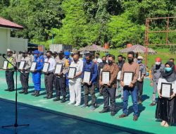 Kapolres Simeulue Berikan Penghargaan Kepada Sejumlah Wartawan di Simeulue