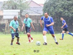 Jajaran Sat Lantas Polres Subang Gelar Sepak Bola Persahabatan Dengan Aliansi Wartawan Subang (AWAS), Dan juga Jurnalis TIM Pokja Polres Subang,