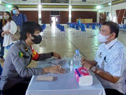 Polda Sumut Gelar Vaksinasi Booster kerjasama Gojek dan Poltekpar