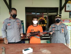 Polres Subang Amankan Seorang Pelaku Yang Di Duga Pencurian Barang Elektronik Dan Uang Di Wilayah Hukum Polsek Cikaum