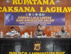 Sat Lantas Polres Lhokseumawe Gelar Rakor Forum Lalu Lintas dan Angkutan Jalan