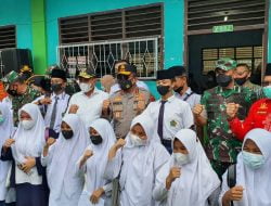 Kejar Vaksin Lansia dan Pelajar, Kapolda Sumut dan Forkopimda Datangi Pulau Nias