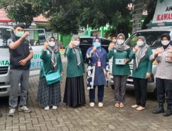 Jajaran Polres Subang Di Wilayah Hukum Polres Subang, Serentak Laksanakan Wawar Terhadap Masyarakat Terkait Himbauan protokol Keseharian