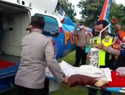 Kapolri Jenderal Listiyo Sigit Prabowo Jemput Sinta Aulia Menggunakan Helicopter