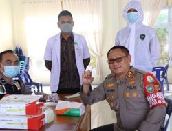 Kapolres Bener Meriah beserta personel Jalani Screening Antigen Covid-19