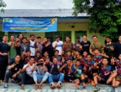 Tim Bola Volly Putra SMA Negeri 2 Lhokseumawe Menangkan Juara 1 HUT STIKesMu Lhokseumawe.